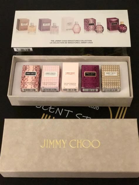 jimmy choo perfume and lotion set|jimmy choo miniature gift set.